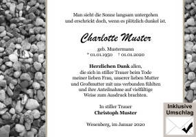 Danksagungen Trauer