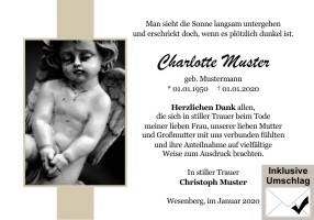 Danksagungen Trauer