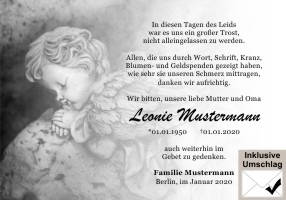 Danksagungen Trauer