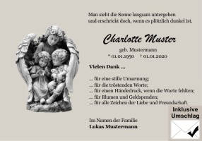 Danksagungen Trauer