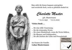 Danksagungen Trauer