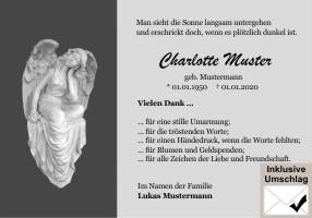 Danksagungen Trauer