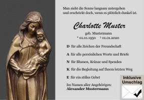 Danksagungen Trauer
