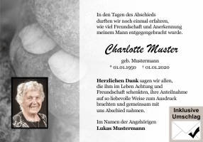 Danksagungen Trauer