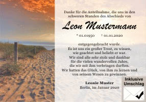 Danksagungen Trauer