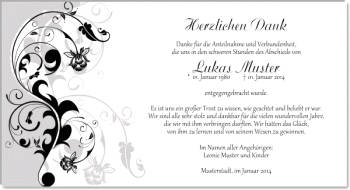 Danksagungen Trauer