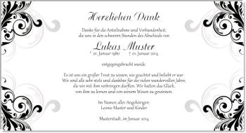 Danksagungen Trauer