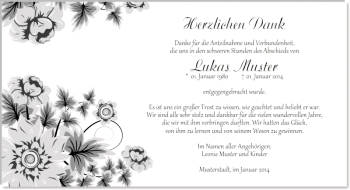 Danksagungen Trauer