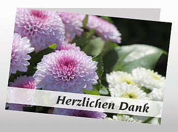 Danksagungen Trauer