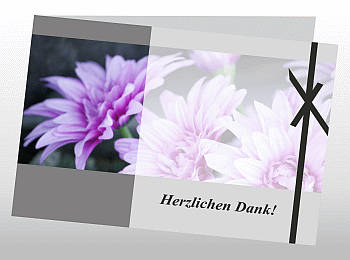 Danksagungen Trauer