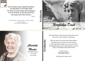 Danksagungen Trauer