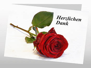 Danksagungen Trauer