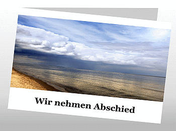 Danksagungen Trauer