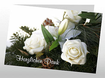 Danksagungen Trauer