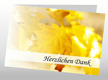 Danksagungen Trauer