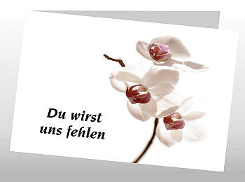 Danksagungen Trauer