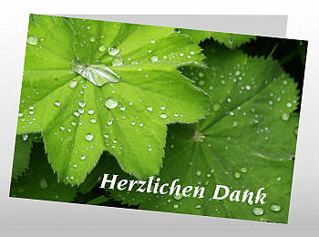 Danksagungen Trauer