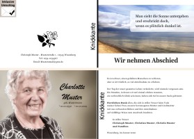 Danksagungen Trauer