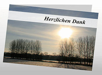 Danksagungen Trauer