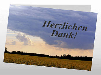 Danksagungen Trauer