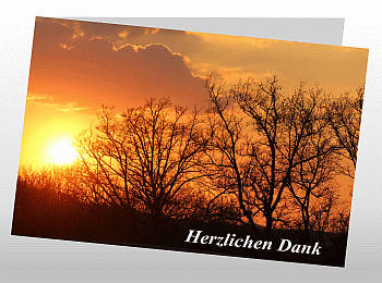 Danksagungen Trauer