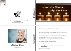 Danksagungen Trauer