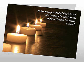 Danksagungen Trauer