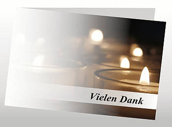 Danksagungen Trauer