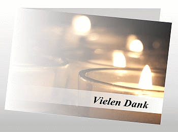Danksagungen Trauer