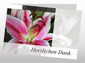 Danksagungen Trauer