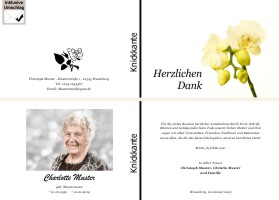 Danksagungen Trauer