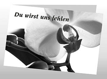Danksagungen Trauer