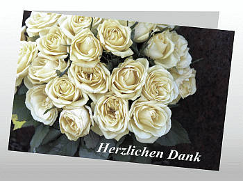 Danksagungen Trauer