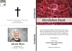 Danksagungen Trauer