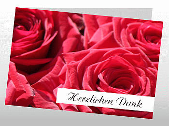 Danksagungen Trauer