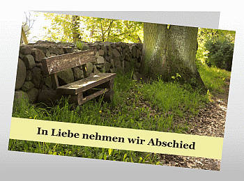 Danksagungen Trauer