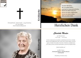 Danksagungen Trauer