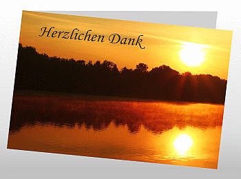Danksagungen Trauer