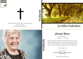 Danksagungen Trauer