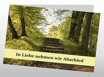 Danksagungen Trauer