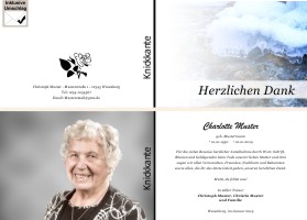 Danksagungen Trauer