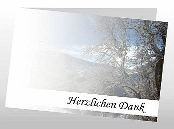 Danksagungen Trauer